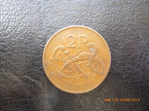 Moneda Irlanda 2 Pence 1985 (x831