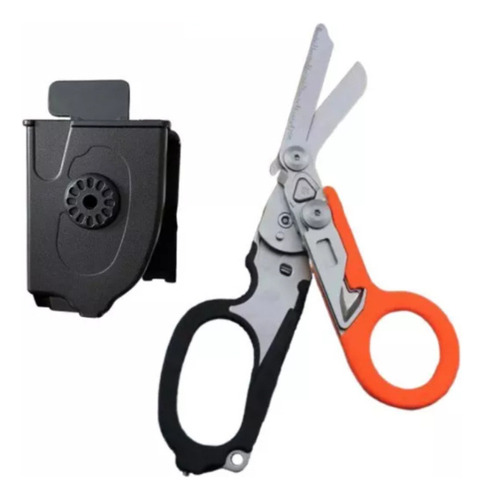 Con Negro Leatherman Tijera Paramedica Raptor Naranja