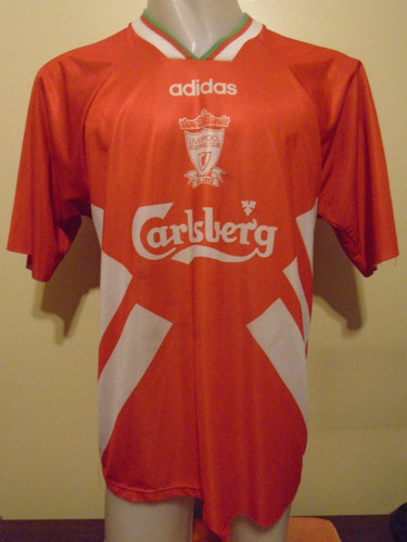 Camiseta  Liverpool Inglaterra 1994 1995 Mc Manaman #17 T. L
