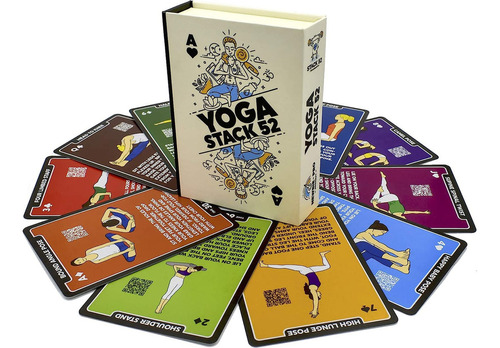 Tarjetas De Ejercicios De Yoga Diseñadas Por Un Instructor D
