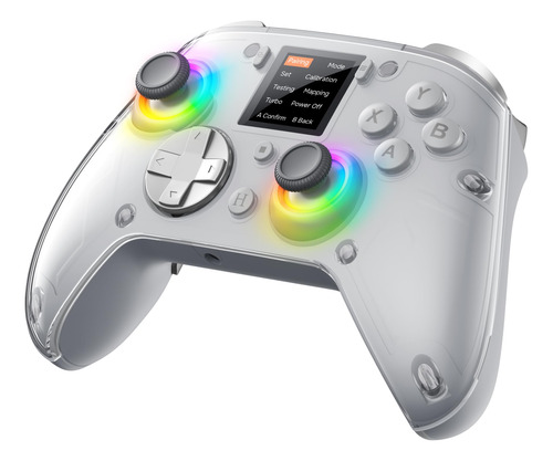 Wireless Gaming Controller Gusgu G7 W/ Interactive Screen