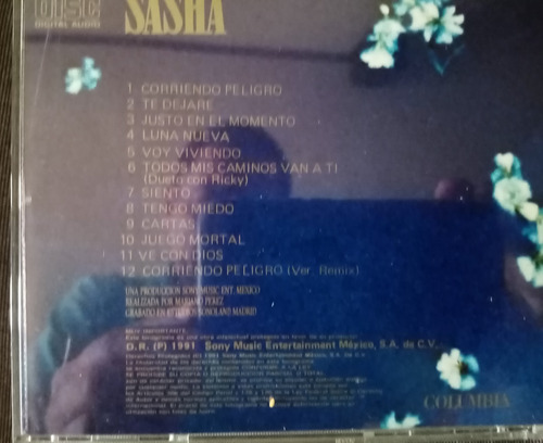 Dvd Sasha - Legado Musical Cd De Sasha (Usado)
