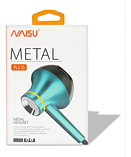 Audifono In-ear Naisu Metal A16