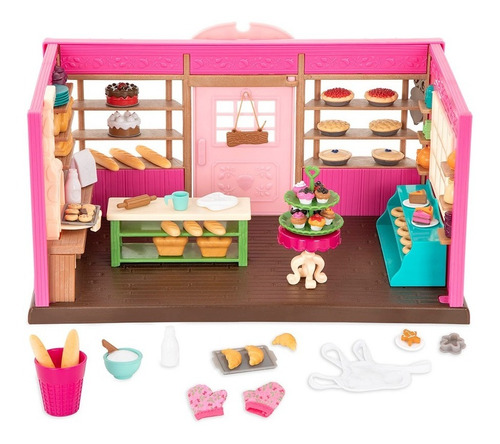 Imagen 1 de 6 de Lil Woodzeez 6619 Set Juego La Panaderia Con Accesorios
