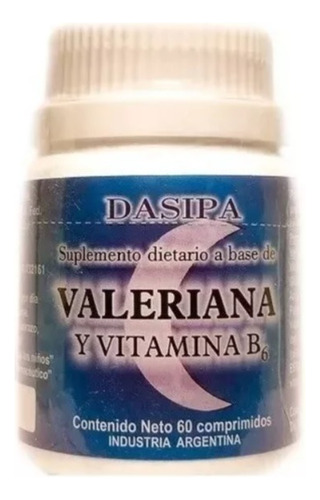 Valeriana + Vit. B6 60 Comprimido Dasipa Sedante