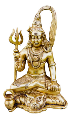 Shiva - Estatua De Ídolo De Latón, Dios Hindú, 7 En Latón, E