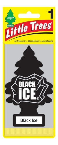 Ambientadores Pinitos Little Trees Black Ice Pack 24 Piezas