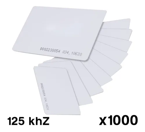 Tarjeta Tag Rfid 125khz Edificios Consorcios 1000 Unidades