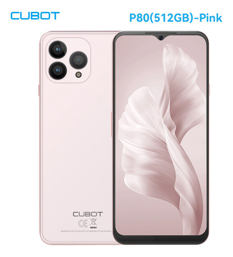 Cubot Smartphone Cubot P80 8 Gb Ram 512 Gb Rom 5200 Mah Nfc Androi