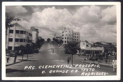 Paraíba - Campina Grande - Postal Antigo Original - Lenach