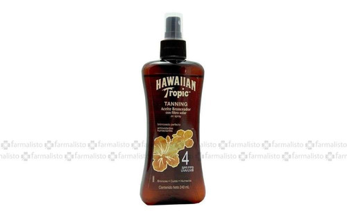 Hawaiian Tropic Tanning Aceite Bronceador Spray Con 240 Ml