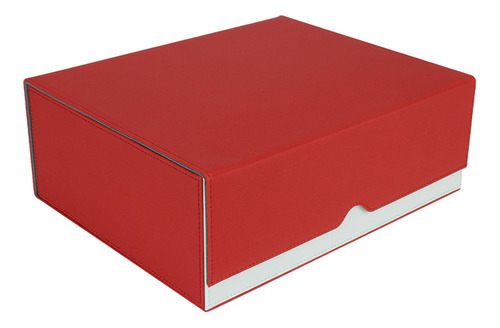 Estuche Para Baraja De Cartas, Caja De Almacenamiento Rojo