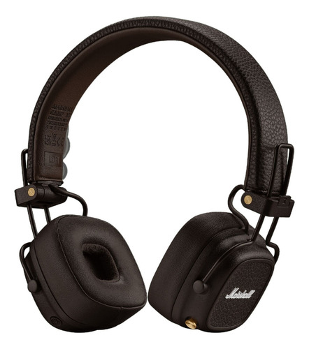 Audífonos Inalámbricos Marshall Major V Bluetooth Color Café Luz Blanco