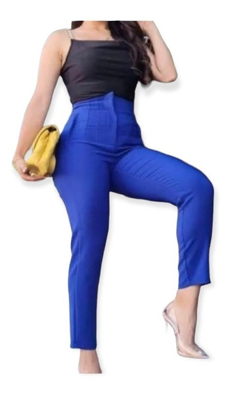 Pantalon Azul Rey Mujer | MercadoLibre ????