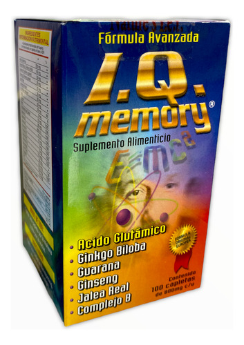 I.q. Memory 100 Tabletas Nature's Pet