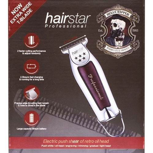 Hairstar Trimmer Inalámbrica Profesional 5 Estrellas