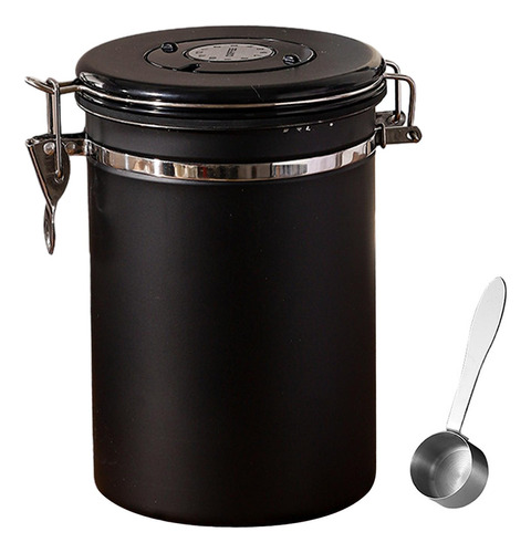 Contenedor De Café Tanque De Almacenamiento Negro.8l