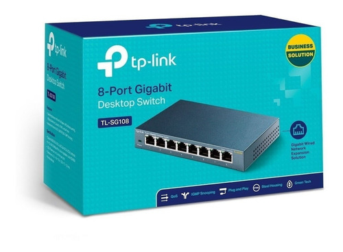 Switch Gigabit Con 8 Puertos A 10/100/1000 Mbps (tl-sg108)