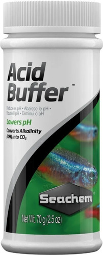 Seachem Acid Buffer, 70 g, acidificante y amortiguador para acuarios