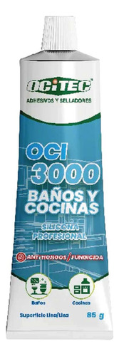 Silicon Baños Y Cocinas Trans Tubo 85 G. Ocitec (oci 3000)