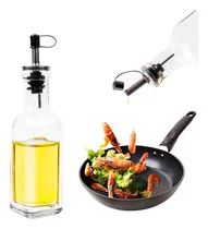 Comprar Pack X10 Botellas Aceiteras Vidrio Pico De Metal 16cm Cocina