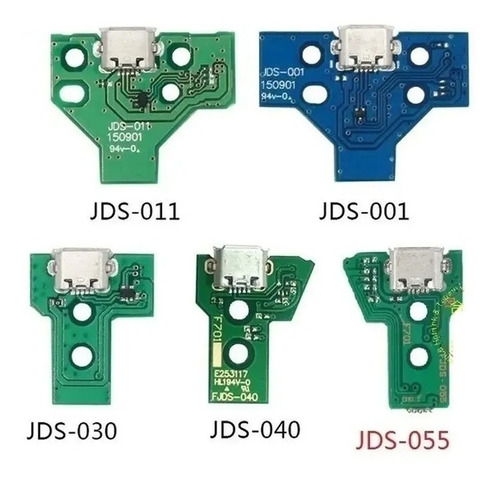 Imagen 4 de 5 de Pin De Carga Joystick Ps4 Jds001 / 011 Jds030 Jds040 Jds055
