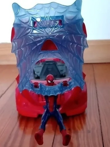Auto Interactivo Spiderman Con Muñeco Traido De Usa