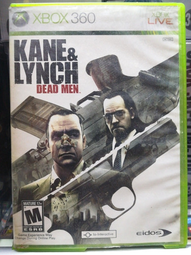 Kane & Lynch Dead Men. Xbox 360. Usado. 