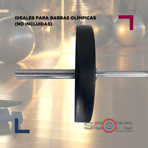 Par De Discos Bumpers Plate Negro Wod Pro- 10 Lbs