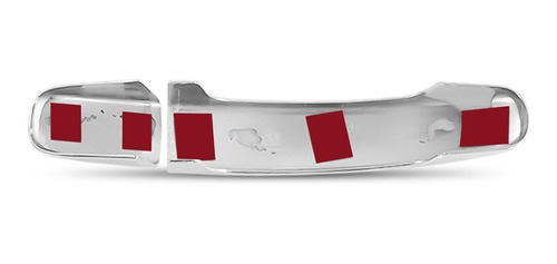 Kit Cromado Retrovisor Maçaneta Ranger 13 A 16 Aplique Capa