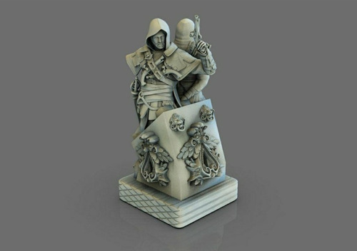 Assassins Creed Statue Stl Para Imprimir 3d Mercado Libre