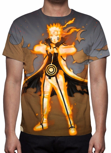 Camisa, Camiseta Anime Naruto Uzumaki - Mod 03