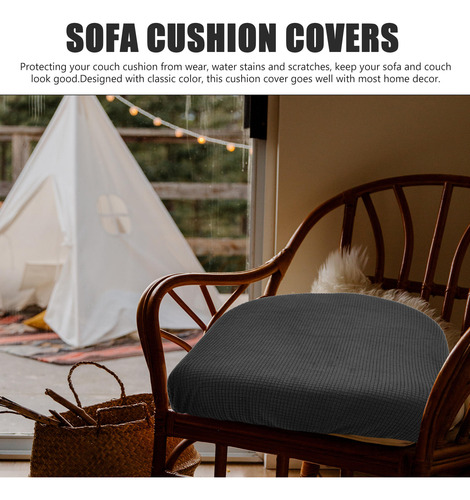 Funda De Cojín Elástica Para Sofá, Funda De Asiento Adecuada