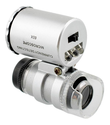 Mini Lupa Microscopio Joyería 60x Luz Led - Electroimporta