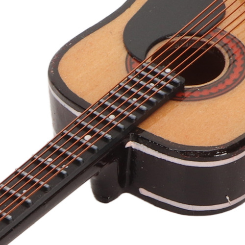Guitarra En Miniatura Modelo De Madera De Alta Simulación El