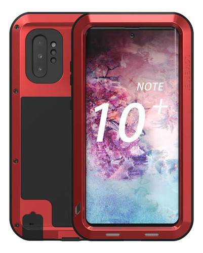 Funda Galaxy Note 10 Plus Lovemei Red