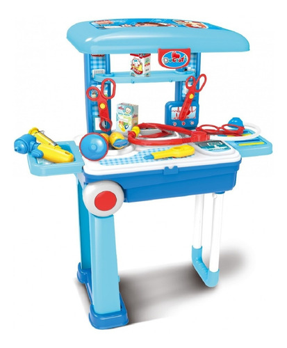 Set Medico Para Niños 2 En 1 Little Doctor Convierte Maletín