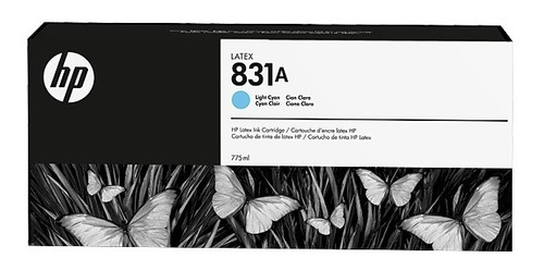 Tinta Hp 831 Cian Claro 775ml Original (fecha 2020)