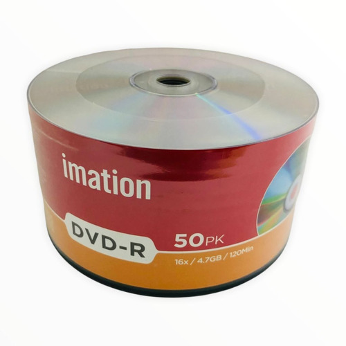 Dvd-r Imation 16x 120 Min 4.7 Gb 50 Discos