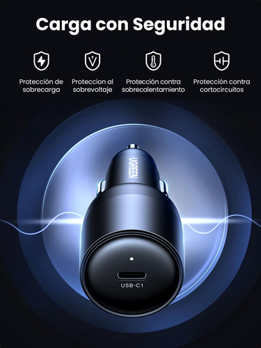 Ugreen Gan 150w Cargador De Coche Usb C Pd3.1 140w, Distribu