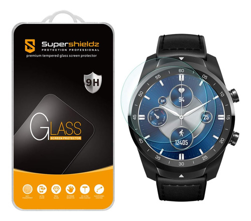 (paquete 2) Supershieldz Diseñado Ticwatch Pro S, Ticwatch Y