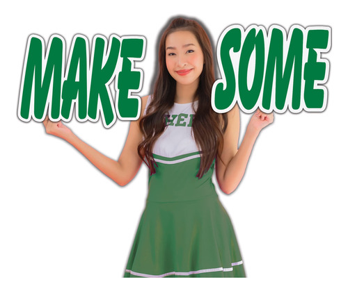 Cutout Spirit Cheer Words: Make Some Noise Juego 3 Pieza 30