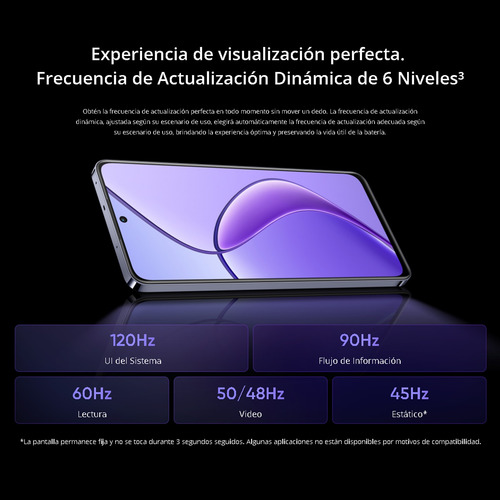 Realme 12 5g 512gb 8gb Ram Violeta Dual Sim 45w Carga Supervooc Procesador Mediatek Dimensity 6100+ Cámara Ultra Clara De 108mp Nfc