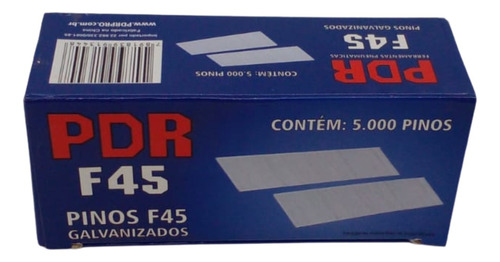 Pino P/ Pinador Pneumático F45 45mm X 1,5mm Cx 5.000un Prego