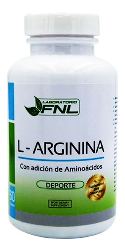 Fnl L-arginina 500mg Potenciador Muscular Disfuncion Erectil