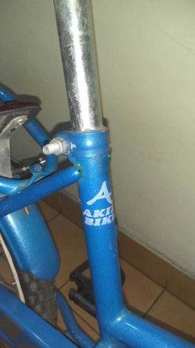 Bicicleta Rodado 20 Akira Color Turquesa Metalico San Martin