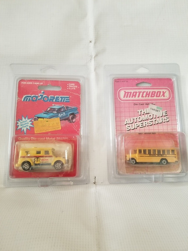 Par De Camiones Vintage Empacados Majorette Y Matchbox 80's
