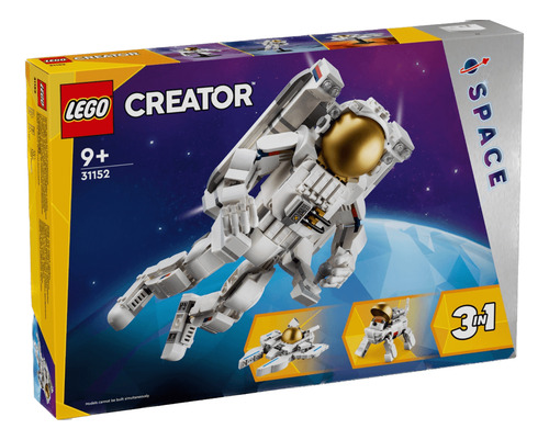 Lego Creator 3 Em 1 Astronauta Espacial 31152 Com 647 Peças