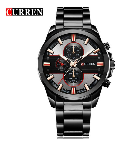 Reloj Curren 8274gbkbk Negro Hombre