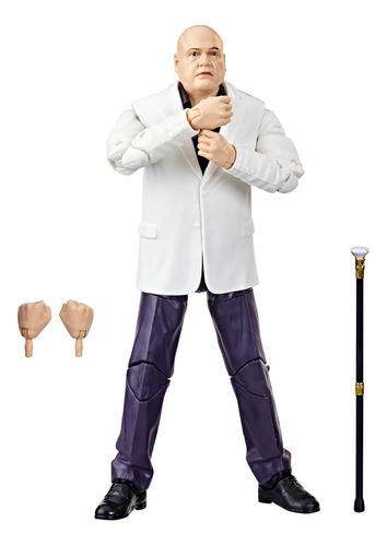 Kingpin Wilson Fisk Marvel Legends Hawkeye Disney+ Series Baf Hydra Stomper Figura De Acción Coleccionable Hobbie Hasbro De 15 Cm. Gran Articulación Y Diseño Premium Detallado Con Accesorios